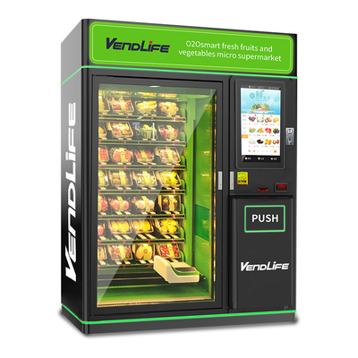 Multimedia Screen Fresh Food Vending Machines