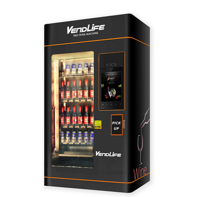 Mixed Drink Wine Vending Machines MDB System 140-168 Items Capacity