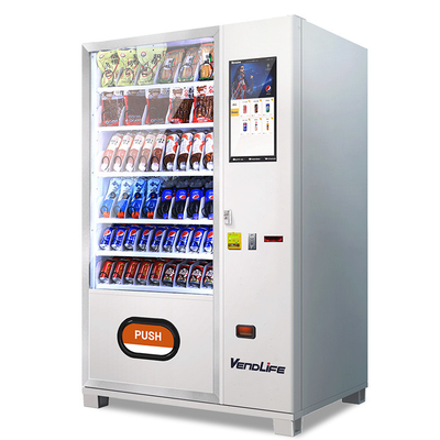 Slim Small Combo Refrigerated Vendlife Vending Machine For Sale Snacks Drinks Beverages