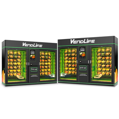 Schools Refrigerated Vending Machines For Sandwiches 0.9T Weight DEX System