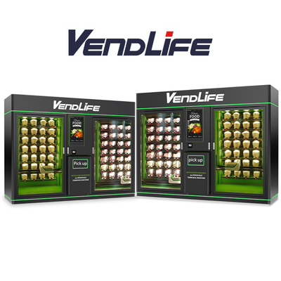 Schools Refrigerated Vending Machines For Sandwiches 0.9T Weight DEX System