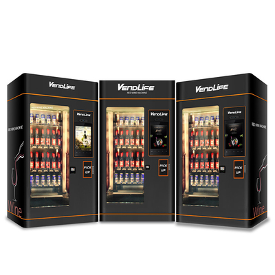 Beer Red Wine Whiskey Vending Machine With Elevator 900W 110V