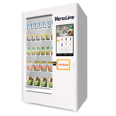 220V Automatic Pizza Vending Machine 60HZ With 23.6 inches Screen