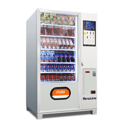 Customized automat Vendlife vending machine for foods and drinks bank airport station selling equipment