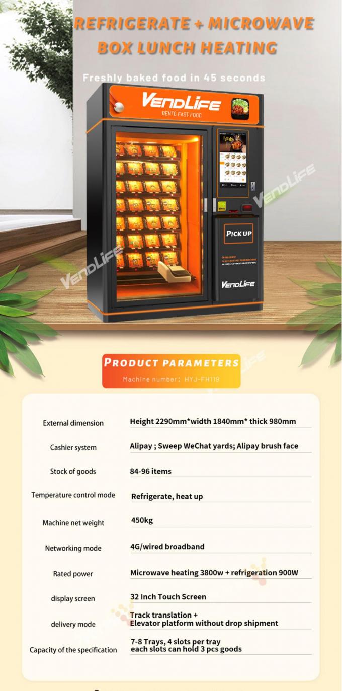 4000W Hot Meal Vending Machine
