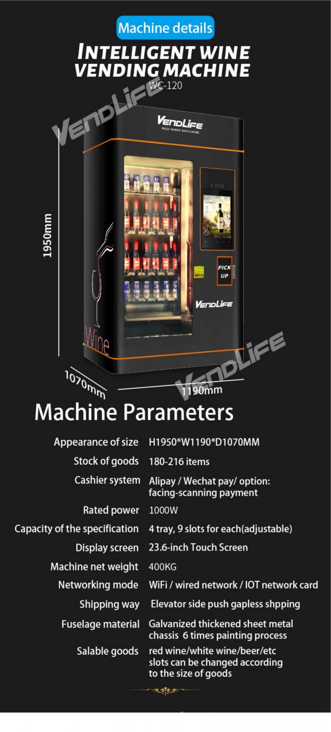 MDB Moet And Chandon Vending Machine , CQC Beer Dispensing Machines