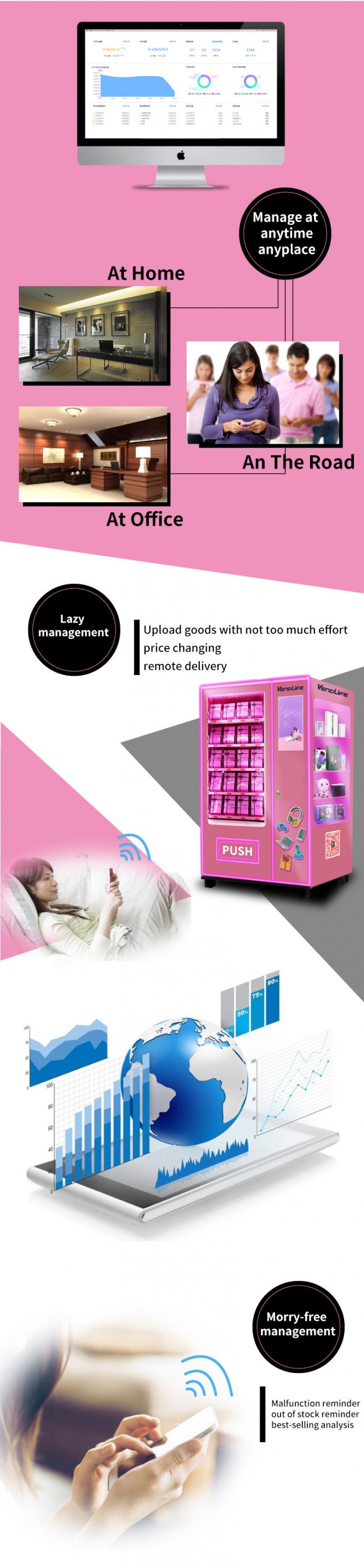 300W Personal Care Products Vending Machines , 300kg Makeup Vending Machine